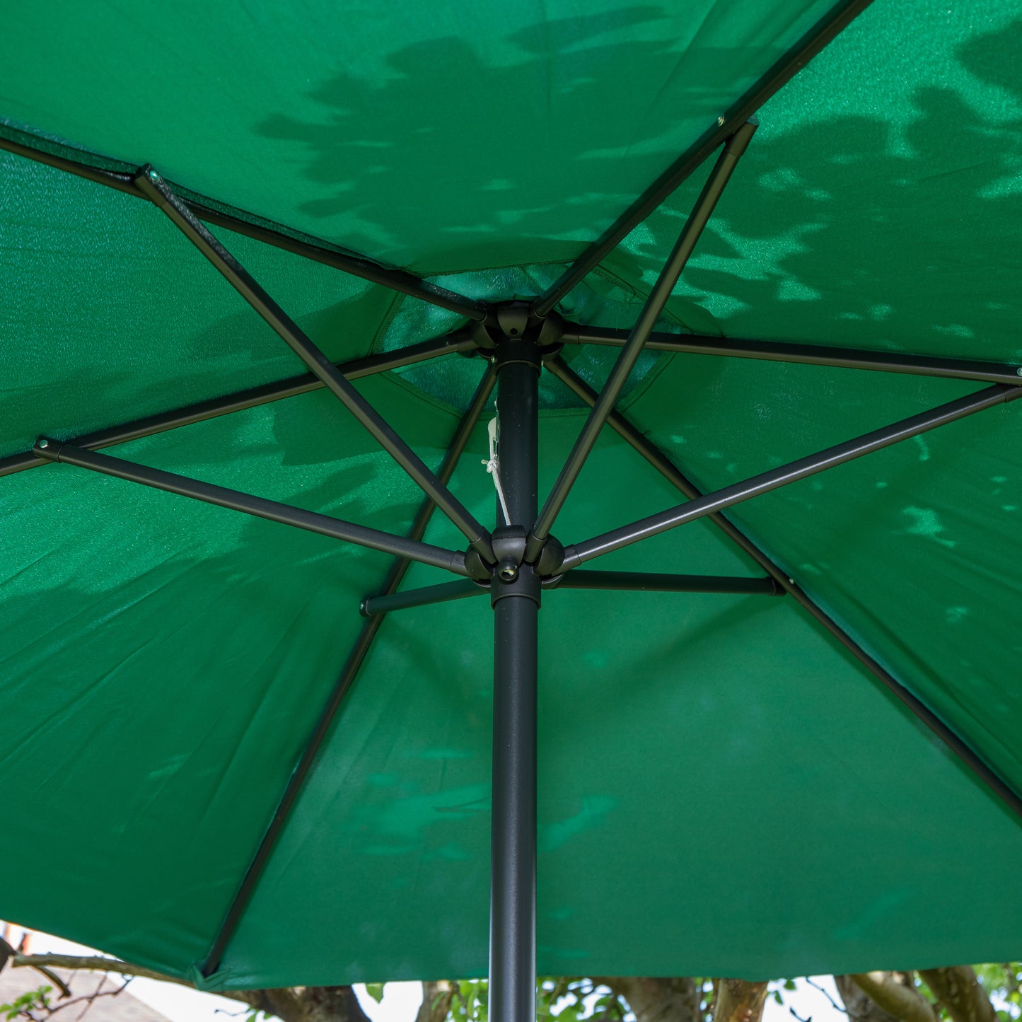 Samuel Alexander 2.7m Havana Garden Patio Parasol with Crank Handle in Green