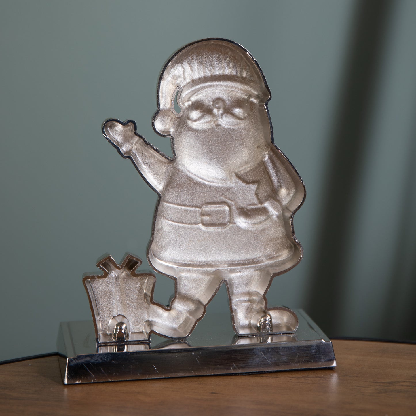 17cm Santa Christmas Stocking Hanger with Weighted Base