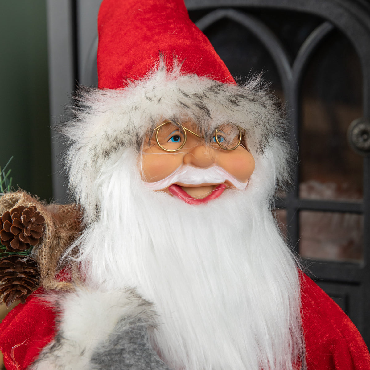 52cm Large Traditional Santa Claus Figure Christmas Decoration