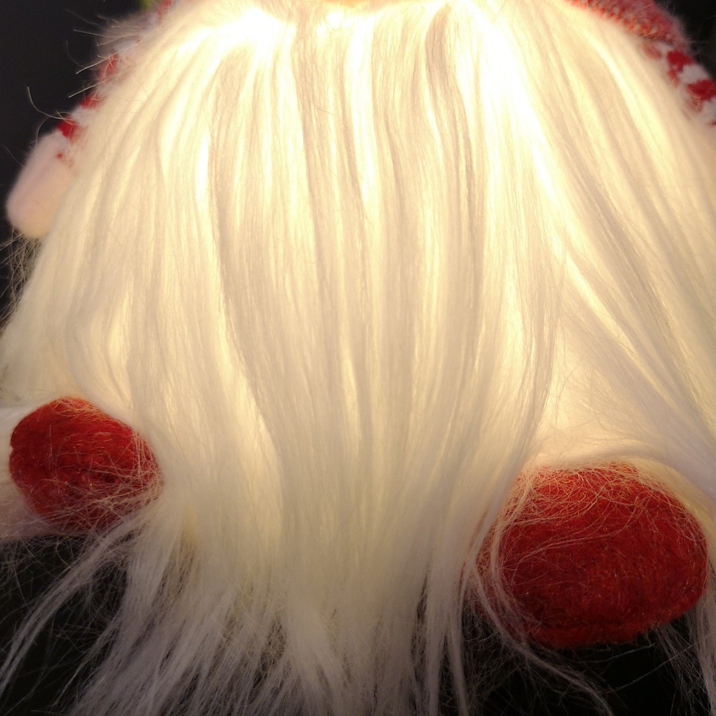 56cm Battery Operated Light Up Christmas Standing Gonk Decoration in Red