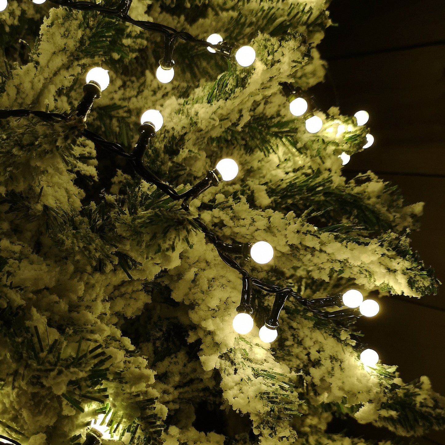 3.75m Frosted Berry Christmas Lights with 150 LEDs in Warm White