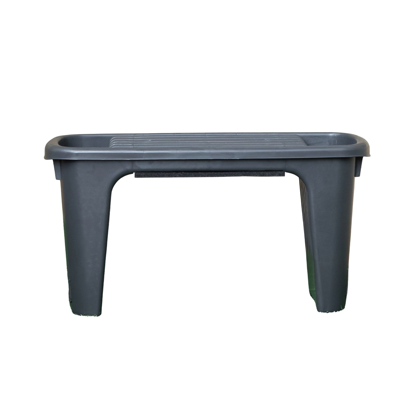 2 in 1 Grey Plastic Garden Kneeler and Stool with Storage Area