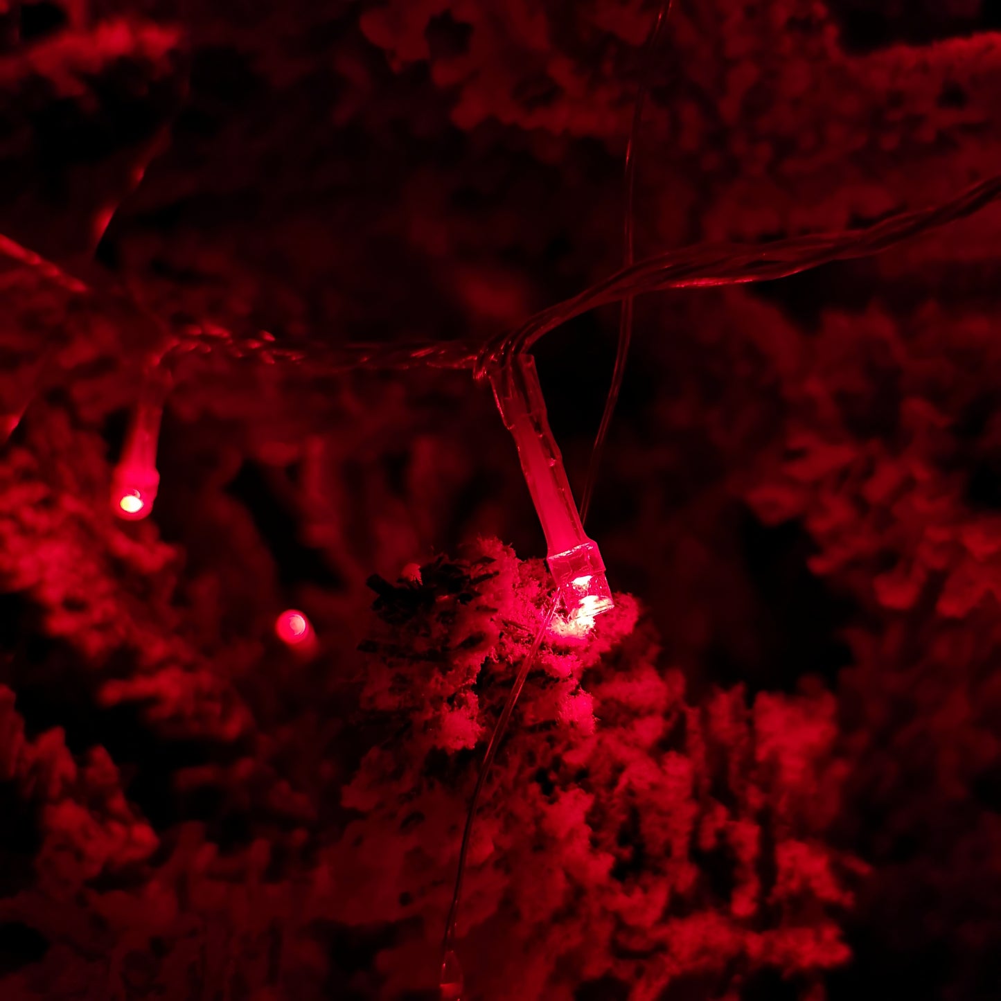 16m 200 LEDs Indoor Outdoor Supabrights Christmas Lights in Red with Timer