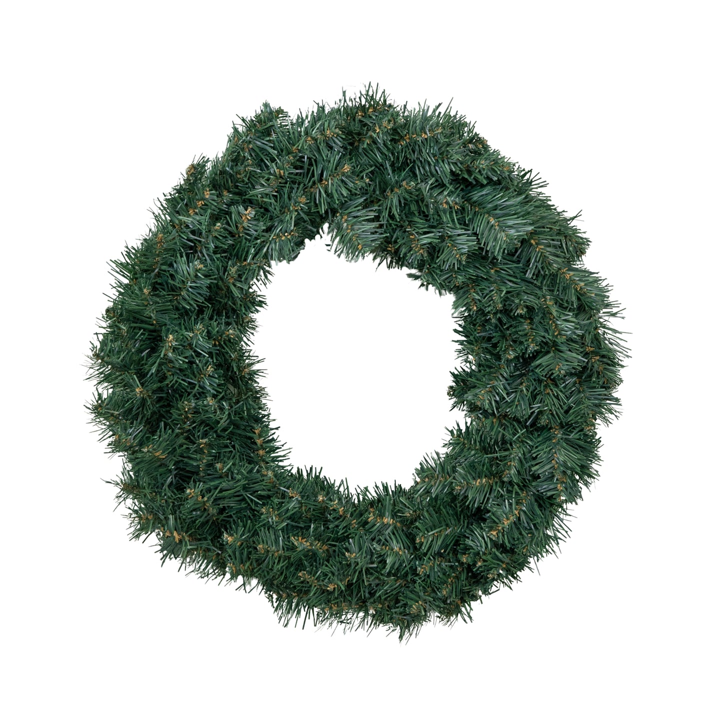 47cm Plain Green Woodcote Spruce Hanging Christmas Wreath