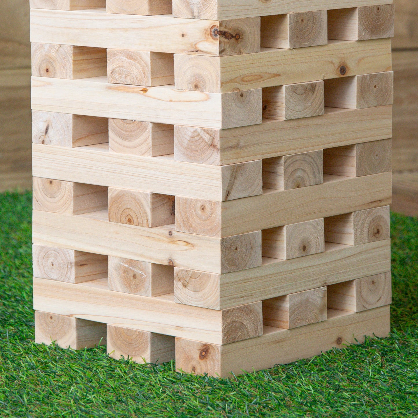 Giant Wooden Jenga Style Tumbling Tower Garden Party Game