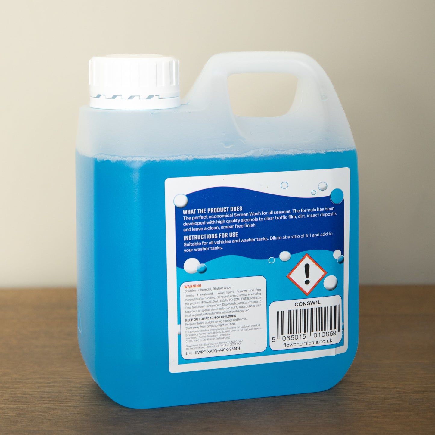 1 Litre All Season Smear Free Windscreen Wash Concentrate For all Vehicles
