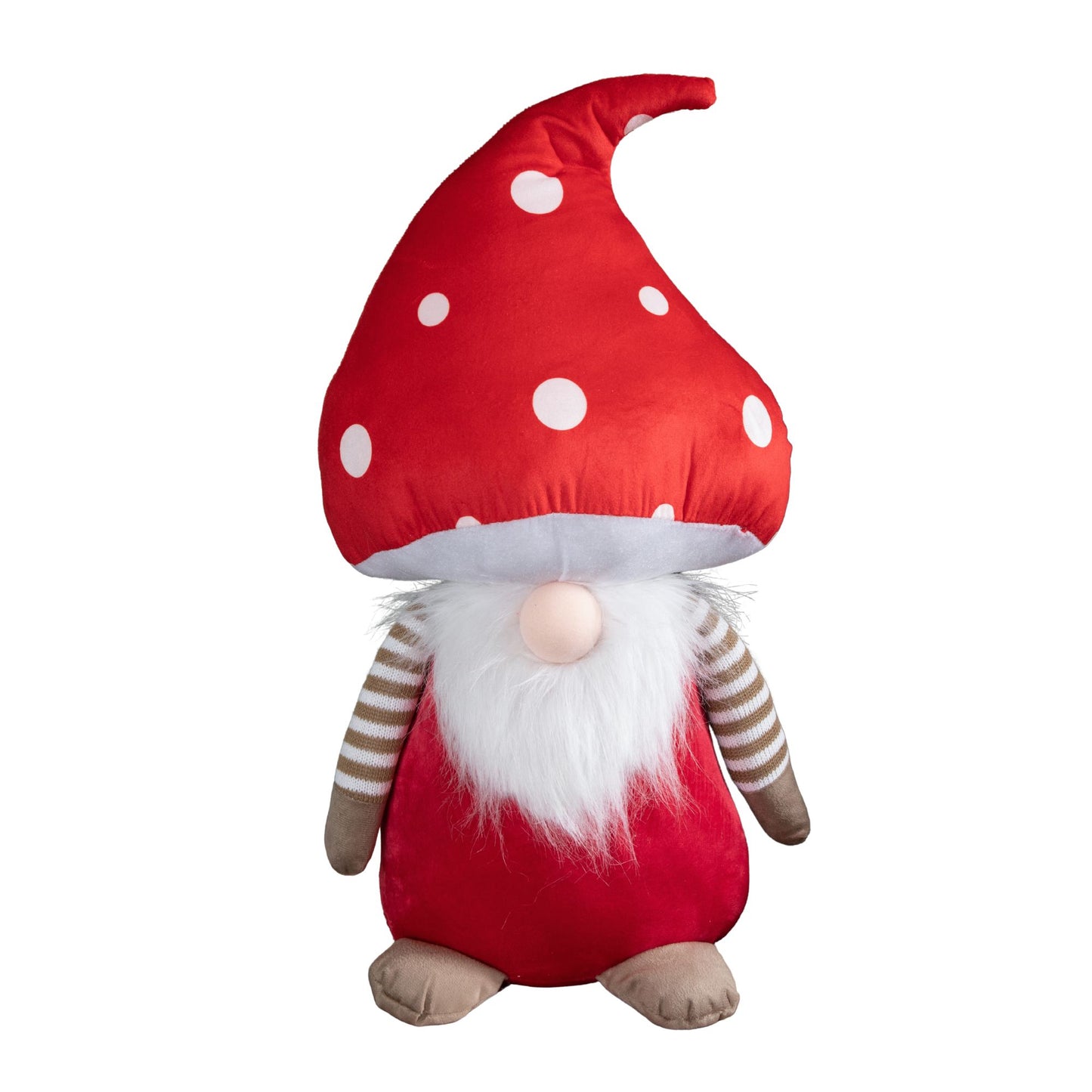 50cm Red Soft Festive Porta-Bella Christmas Mushroom Gonk Decoration