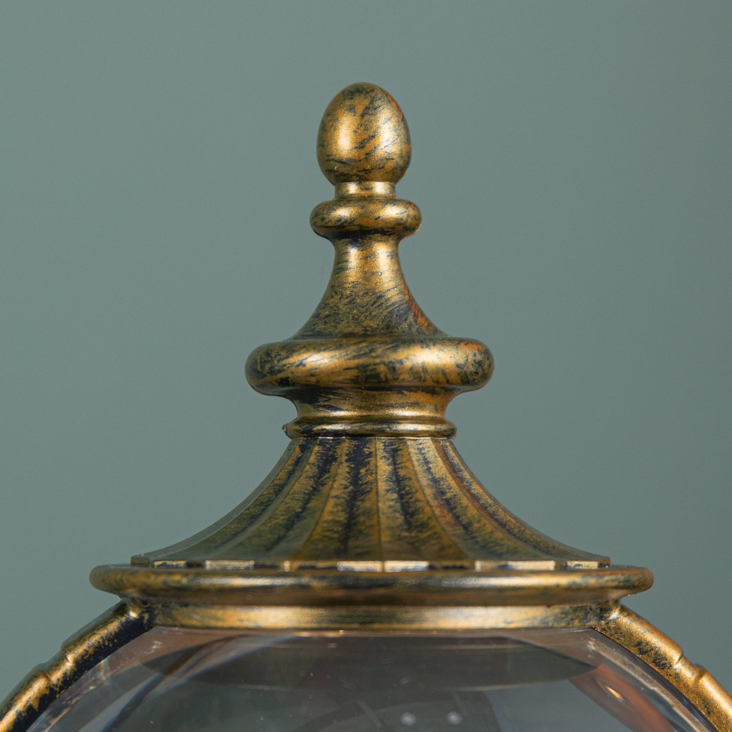 29cm Battery Operated Light up LED Christmas Cloche Water Spinner with Santa & Deer Scene