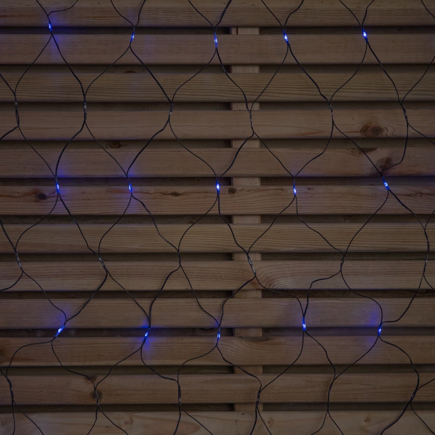 3.5m x 1.2m Christmas Window Net Lights with Multi-Action Blue & White LEDs