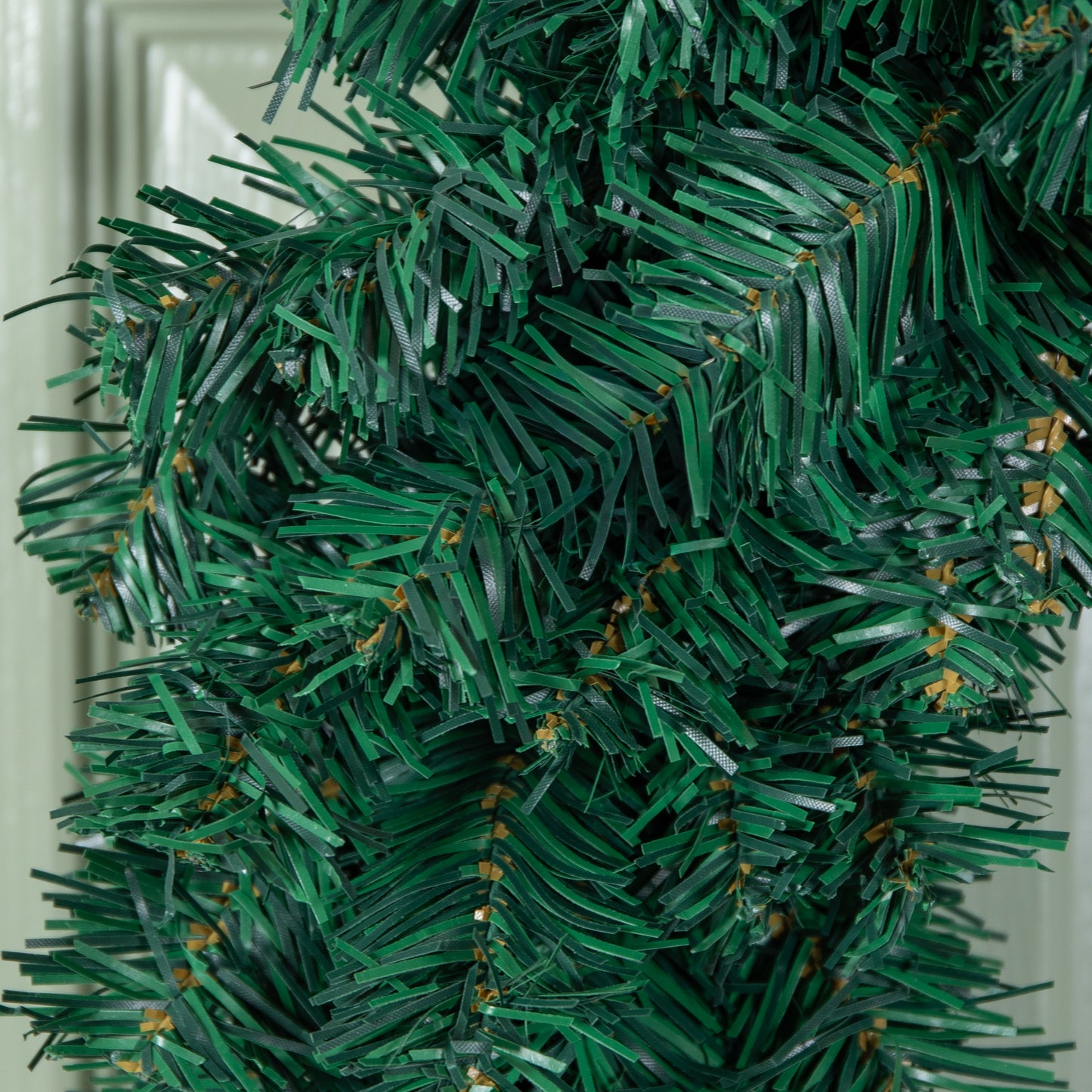 60cm Samuel Alexander Plain Green Artificial Hanging Christmas Wreath with 160 Tips
