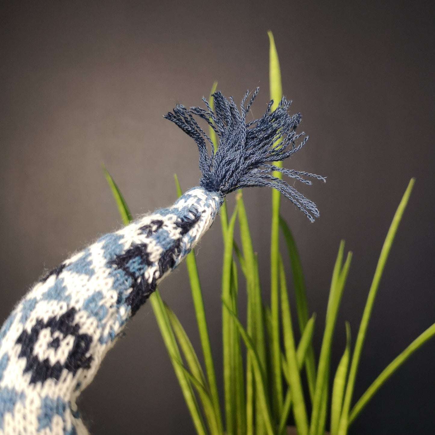 35cm Battery Operated Light up Sitting Christmas Gonk in Light Blue