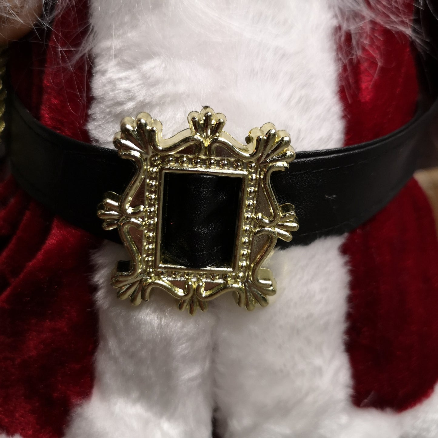 40cm Red Standing Santa with Gift Sack Christmas Indoor Decoration