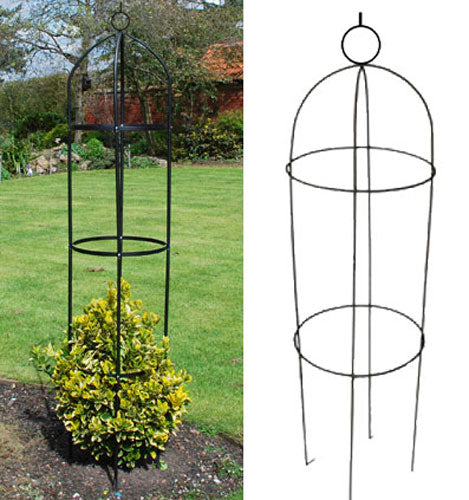 1.9m Metal Garden Patio Obelisk Trellis for Climbing Plants