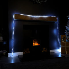 8.7m Indoor Outdoor Flexibrights Christmas Lights with 250 White LEDs