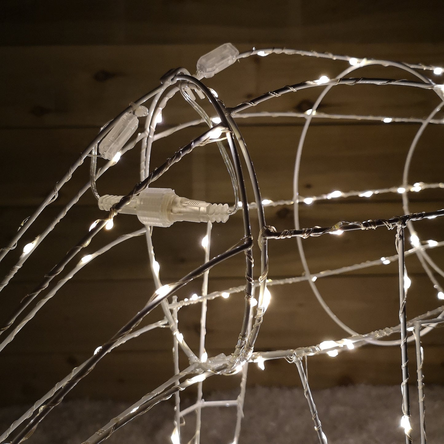 63cm Outdoor Twinkling LED Grazing Reindeer Christmas Decoration in Warm White