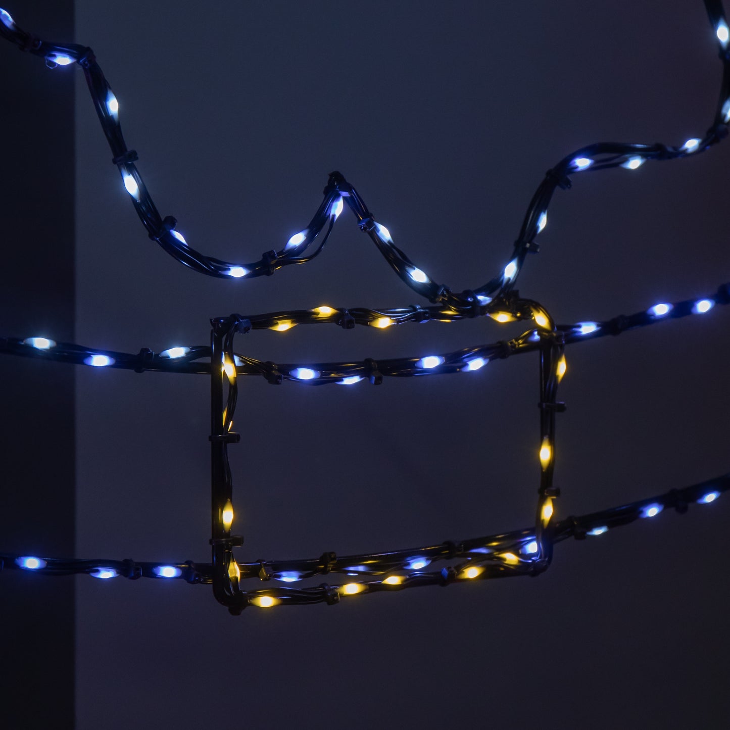 1.18m x 88cm Light up FlexiBright Santa Decoration with 469 Twinkling Multi-Coloured LEDs