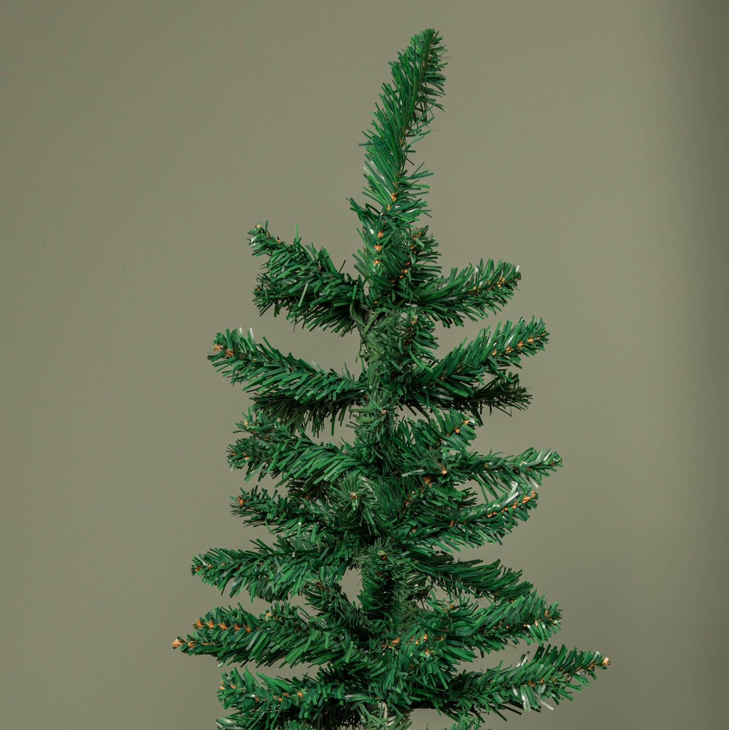 5ft (1.5m) Green Artificial Pencil Christmas Tree With Green Metal Stand and 236 Tips