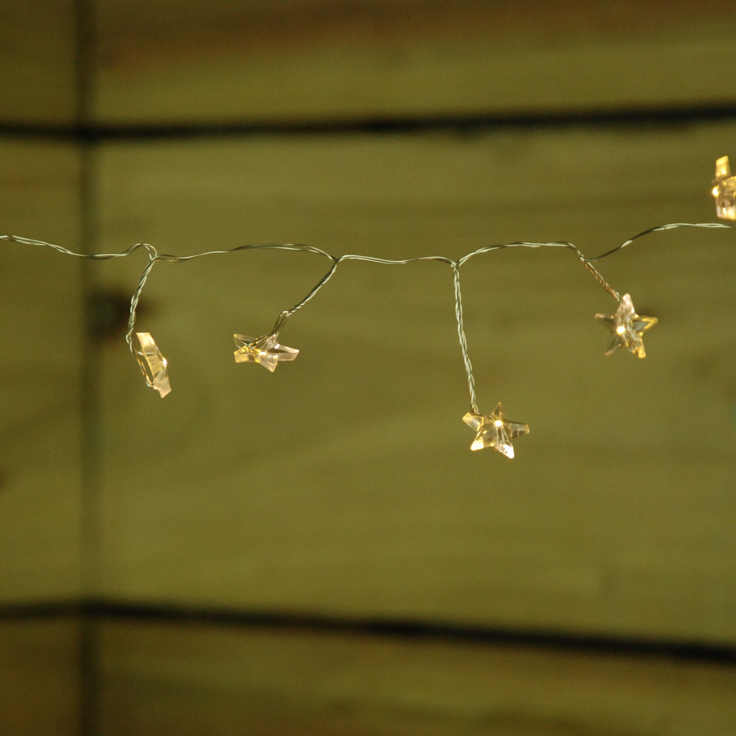 80 LED (2m) Outdoor Warm White Star Cluster Christmas Lights Microbrights Timer