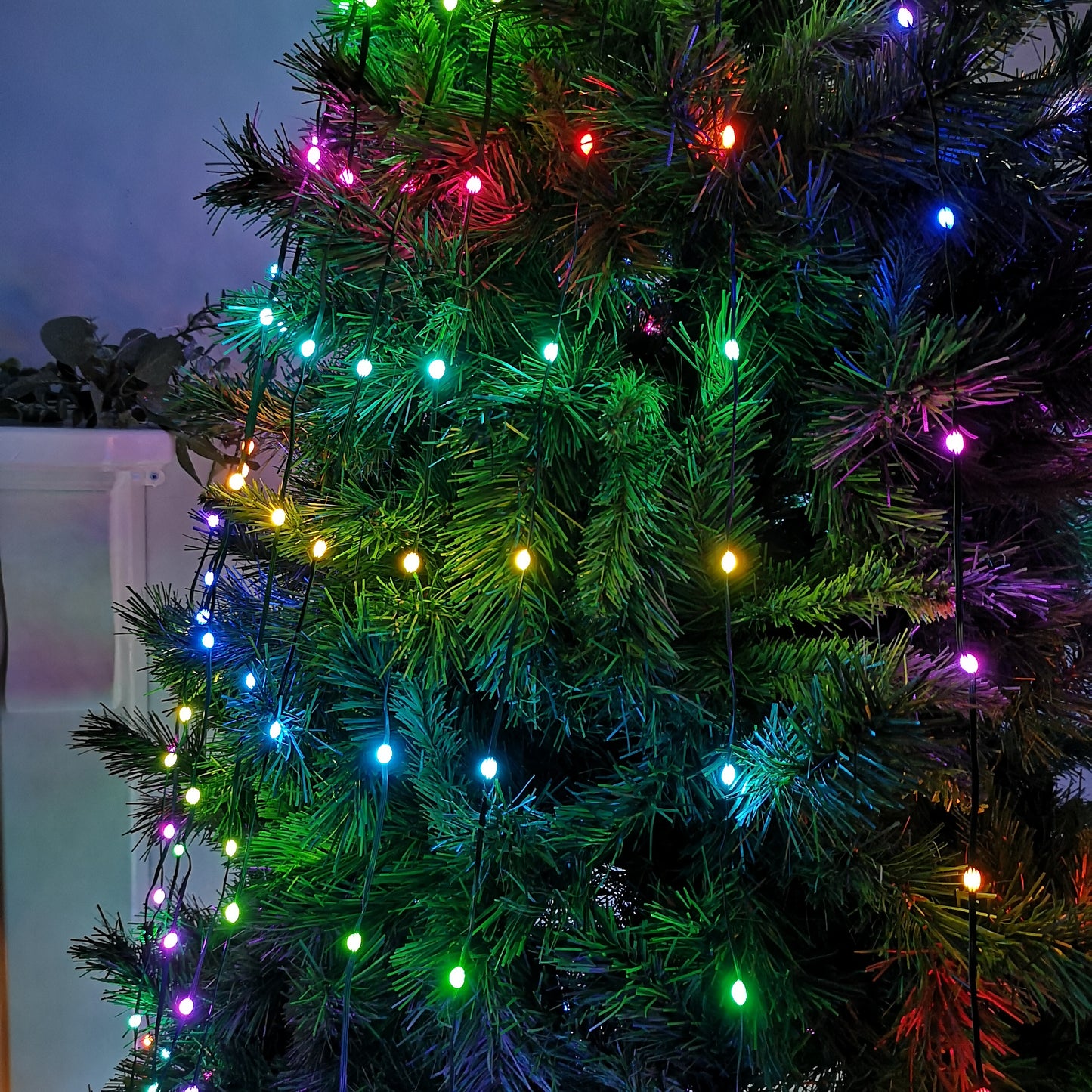 460 LED Colour Changing Multicolour Multifunction Digital Waterfall Christmas Lights for 8ft Trees