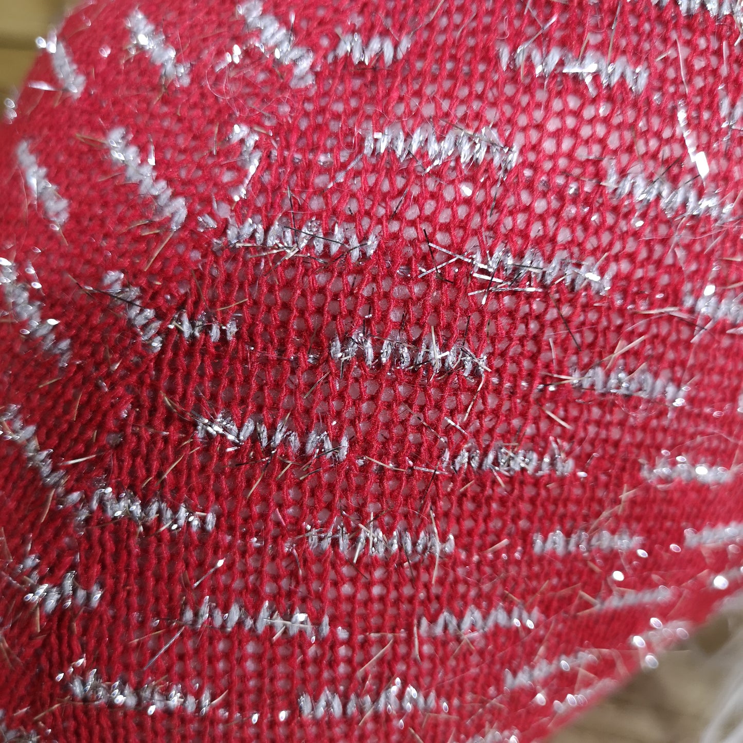 60cm Festive Christmas Light Up Lit Gonk with Grey Hat and Red Body