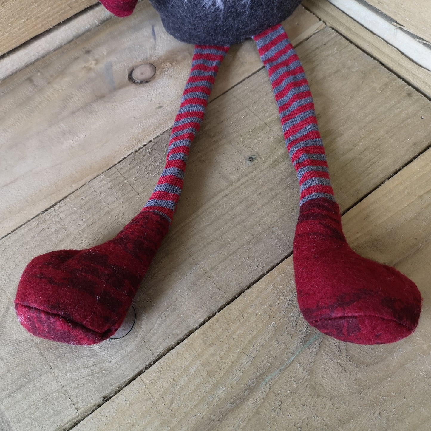 67cm Festive Christmas Gonk with Dangly Legs & Red Polka Dot Hat