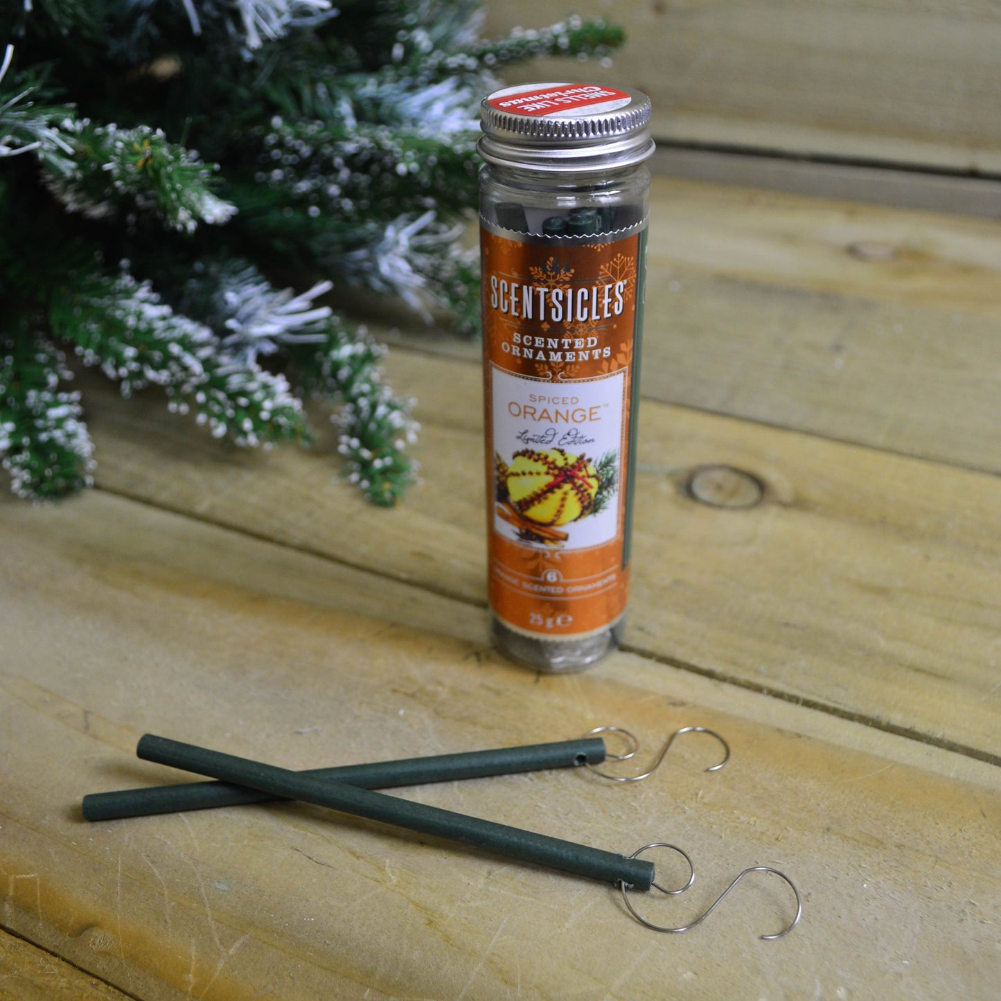 6 Scentsicles Scented Hanging Ornaments Sticks for your Christmas Tree