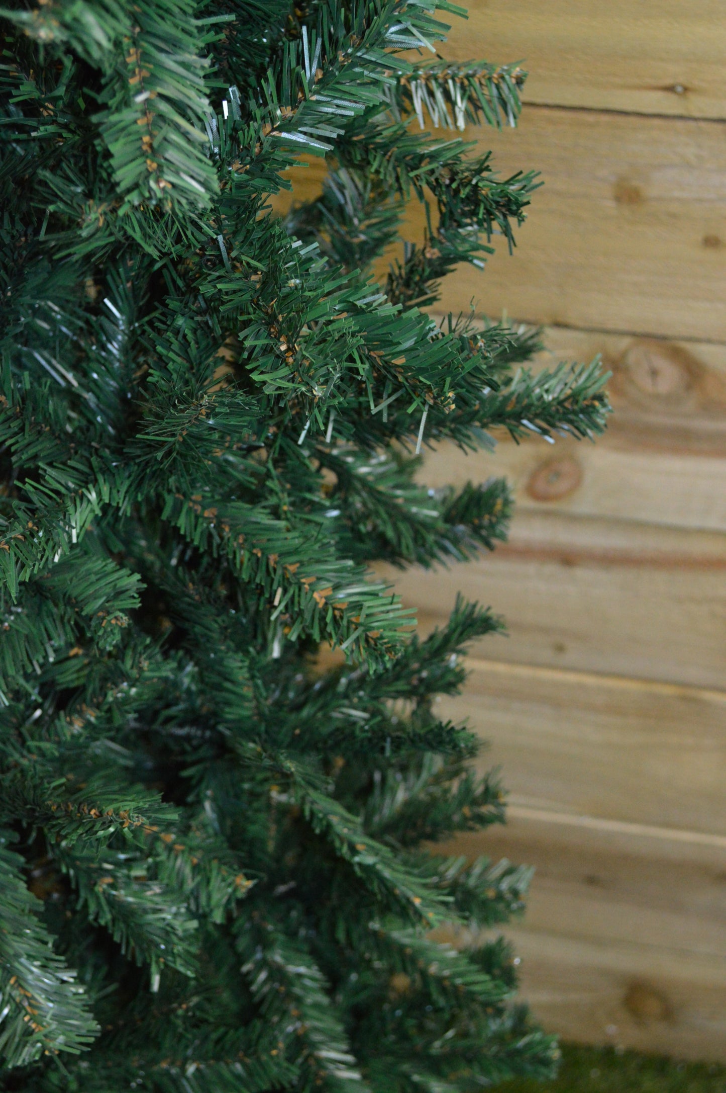 2.2m (7.5ft) Premier Plain Green Spruce Pine Slim Christmas Tree with Stand