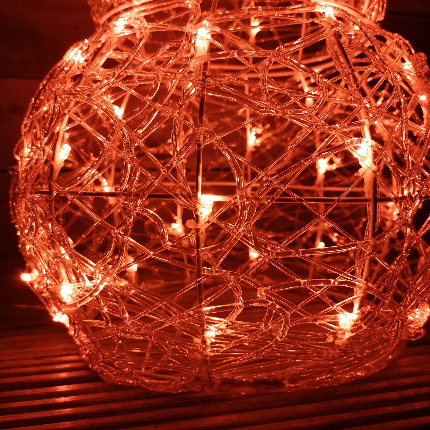 60cm Indoor Outdoor Acrylic Snowman Christmas Decoration with Colour Changing LED