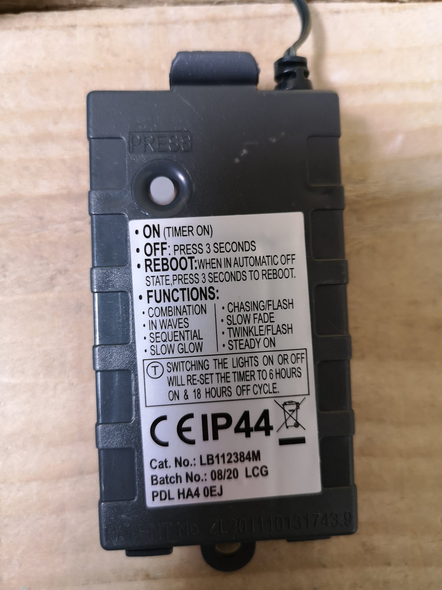 200 LED 20m Premier Christmas Indoor Outdoor Multi Function Battery Operated String Lights with Timer in Multicoloured