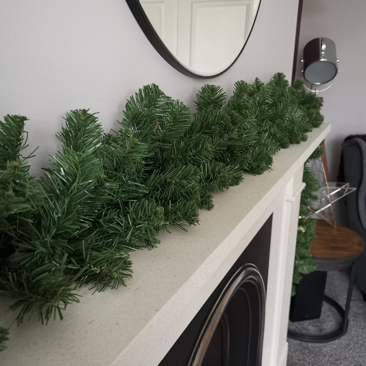 270cm (9ft) x 30cm Imperial Pine Christmas Garland Decoration - Extra Full