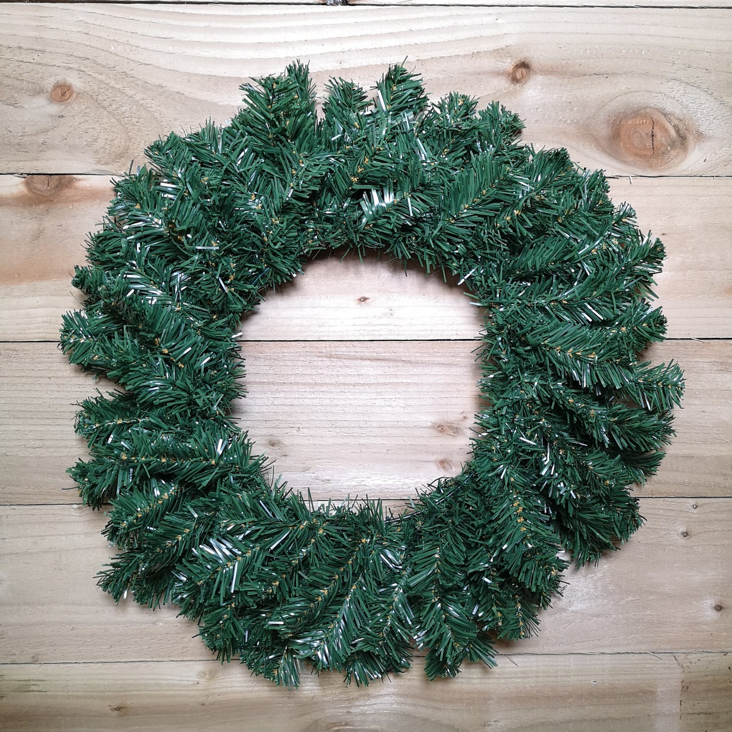 50cm Diameter Plain Green Artificial Imperial Pine Christmas Wreath Decoration