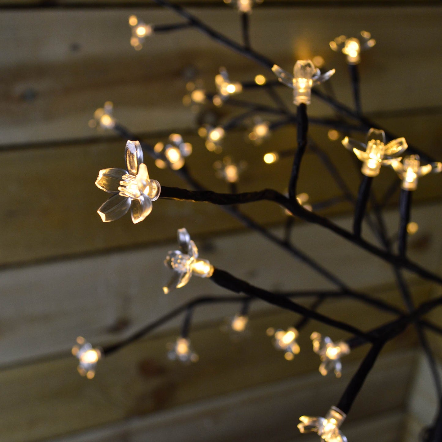 Premier 1.5m Battery Cherry Blossom Tree - 96 Cool White LED Lights & Timer