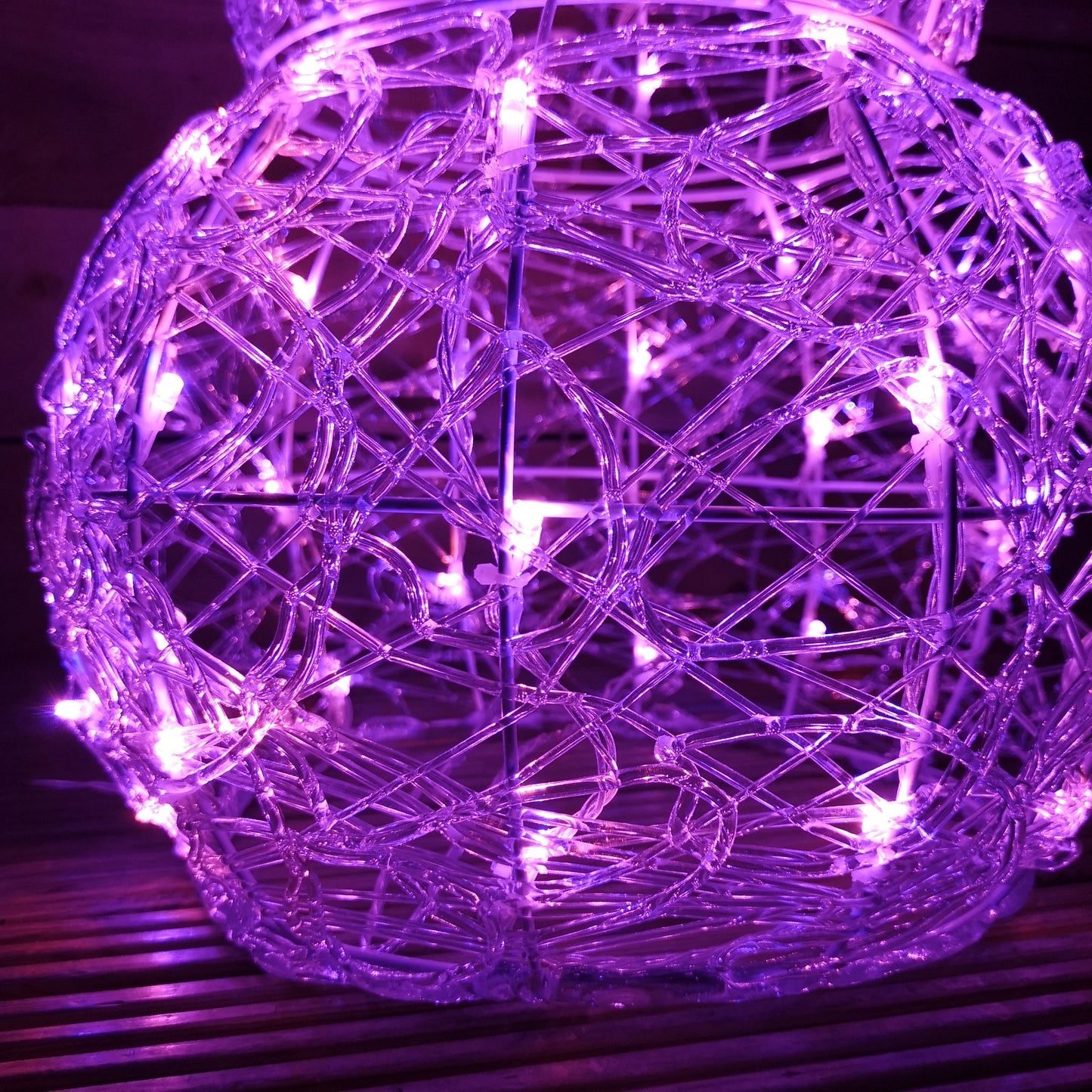 60cm Indoor Outdoor Acrylic Snowman Christmas Decoration with Colour Changing LED