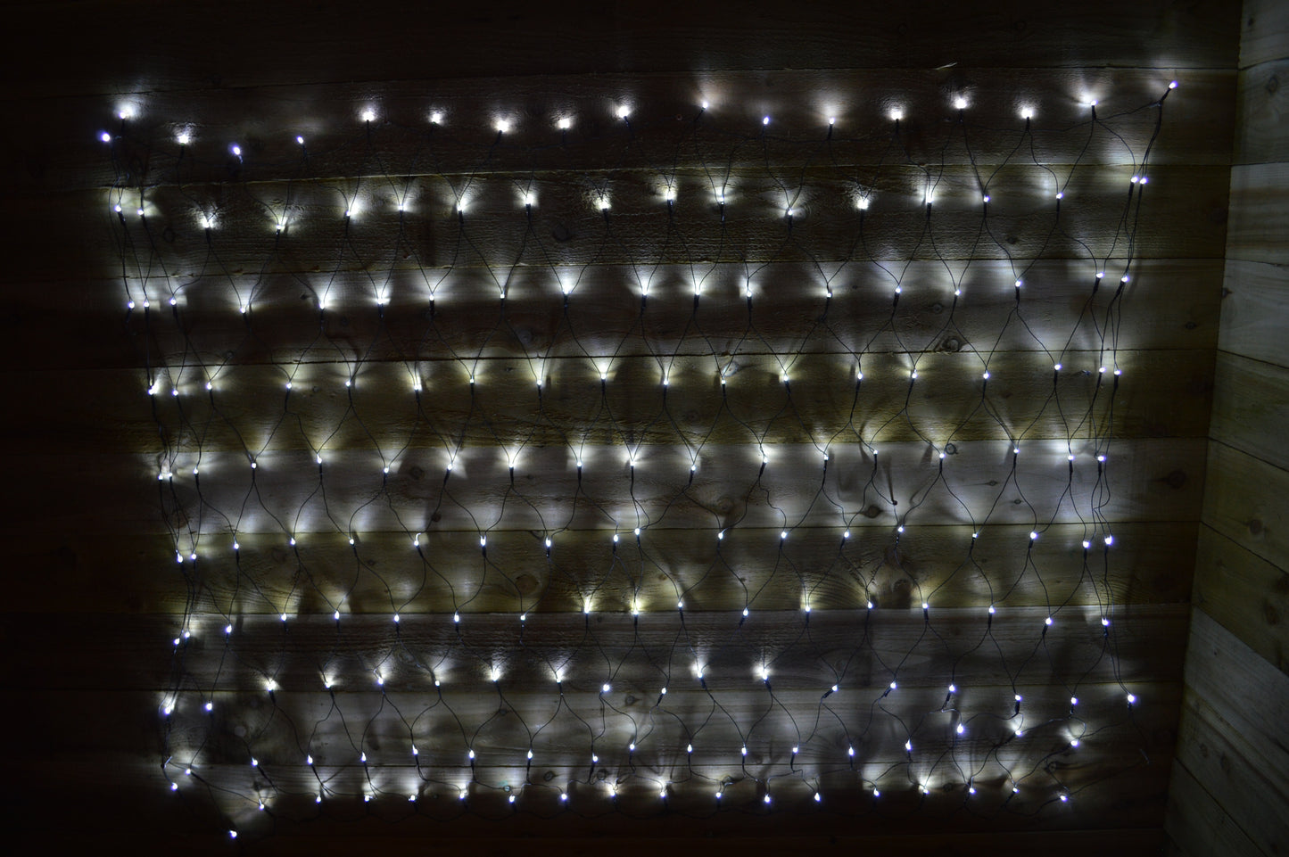 Premier 3.5m x 1.2m 360 LED Multi Action Christmas Net Window Light - Cool White