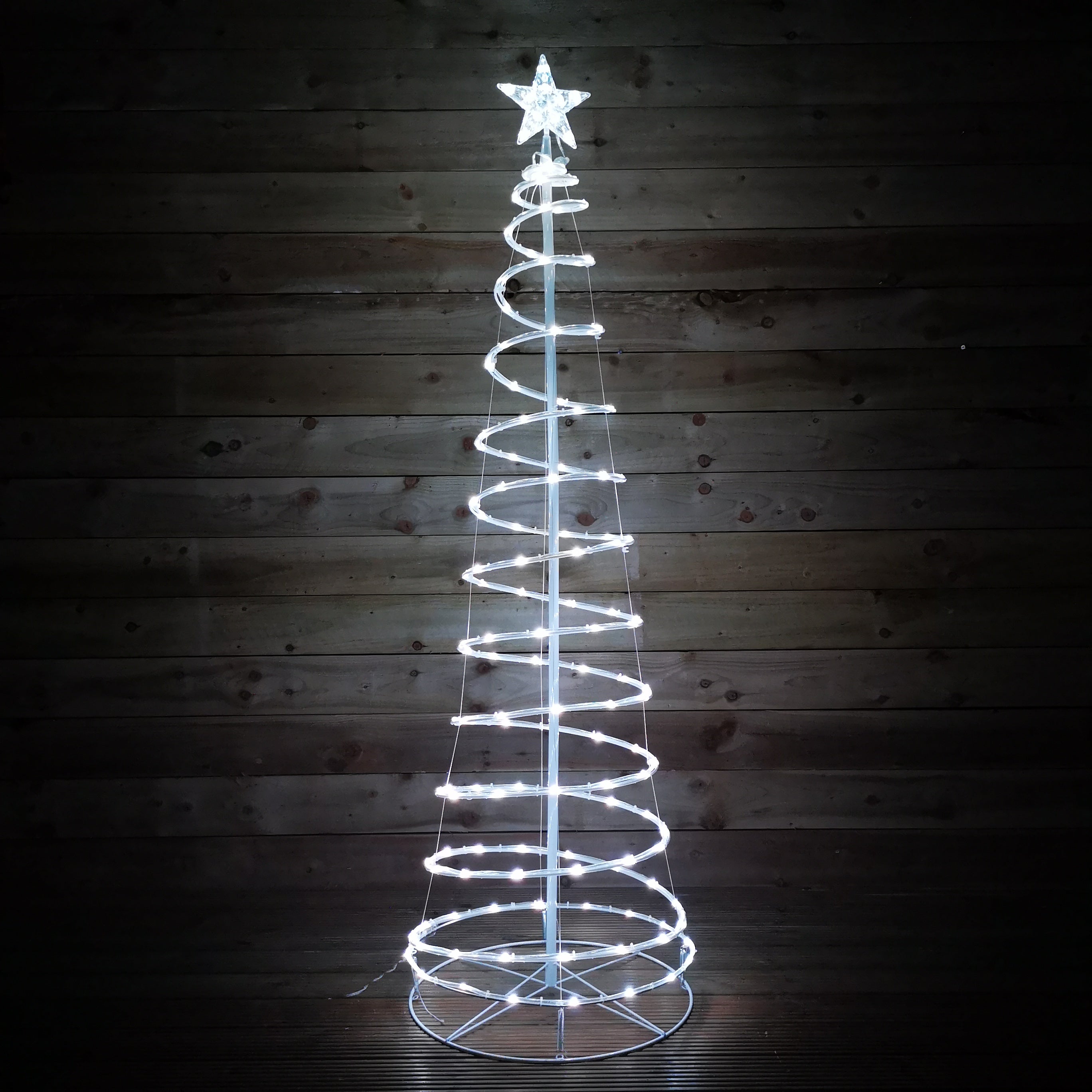 6ft (180cm) Indoor Outdoor Multifunction Colour Changing Digital Spiral Christmas Tree with Remote Control & Timer