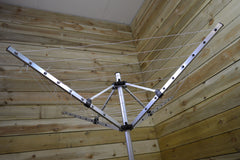 4 Arm Portable Aluminium Rotary Airer Clothes / Washing Line
