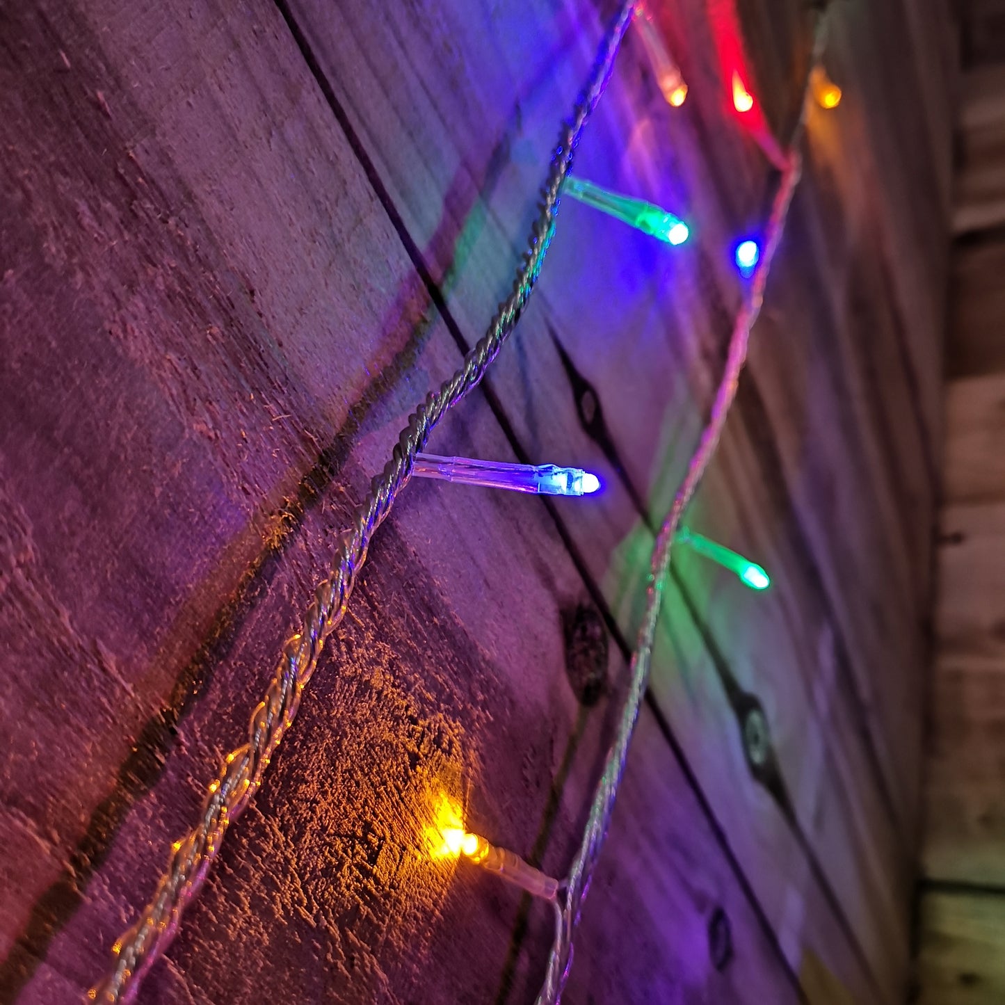 8m Multi Coloured Connectable Christmas Outdoor String 80 LED Lights