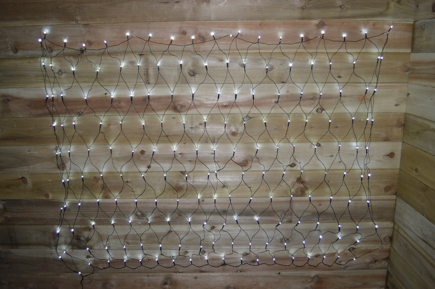 Premier 3.5m x 1.2m 360 LED Multi Action Christmas Net Window Light - Cool White