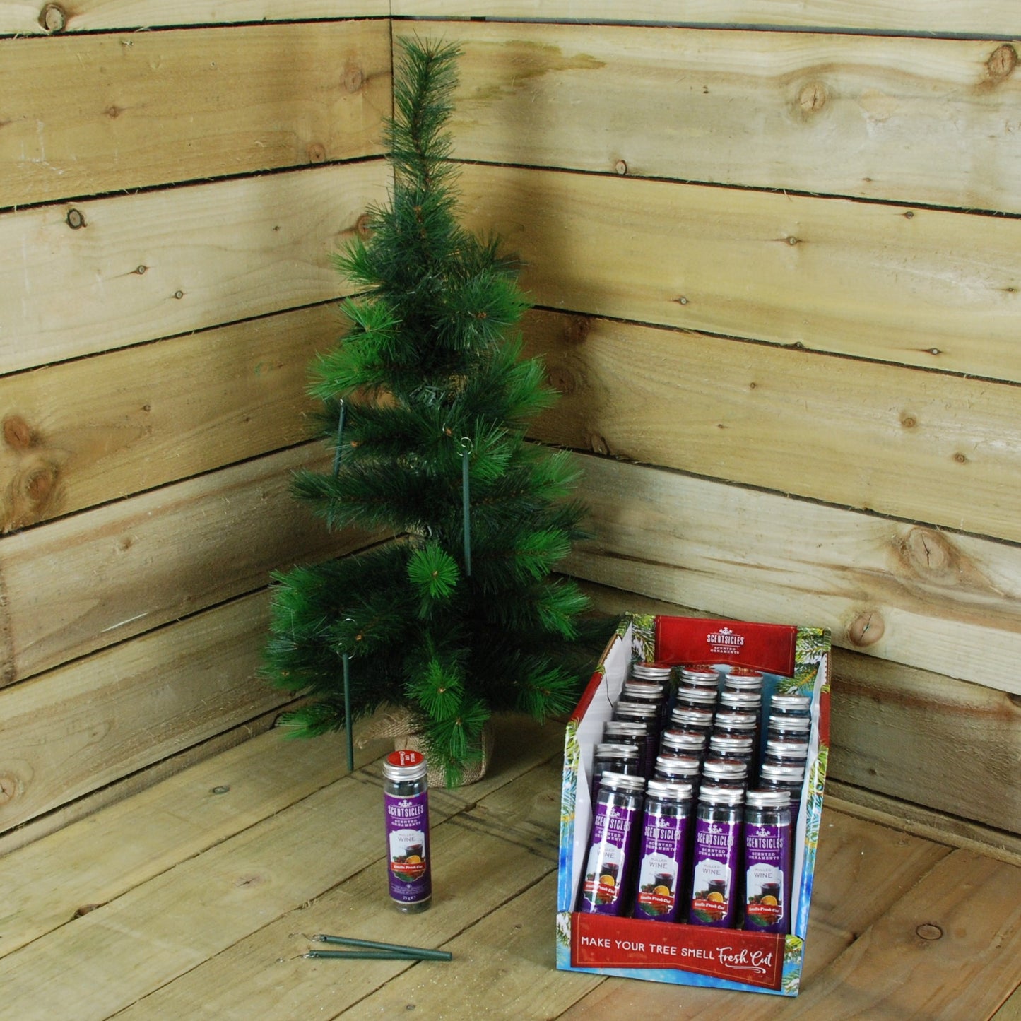 6 Scentsicles Scented Hanging Ornaments Sticks for your Christmas Tree