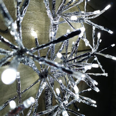 Premier 60cm White LED Twinkling Christmas Starburst Tree