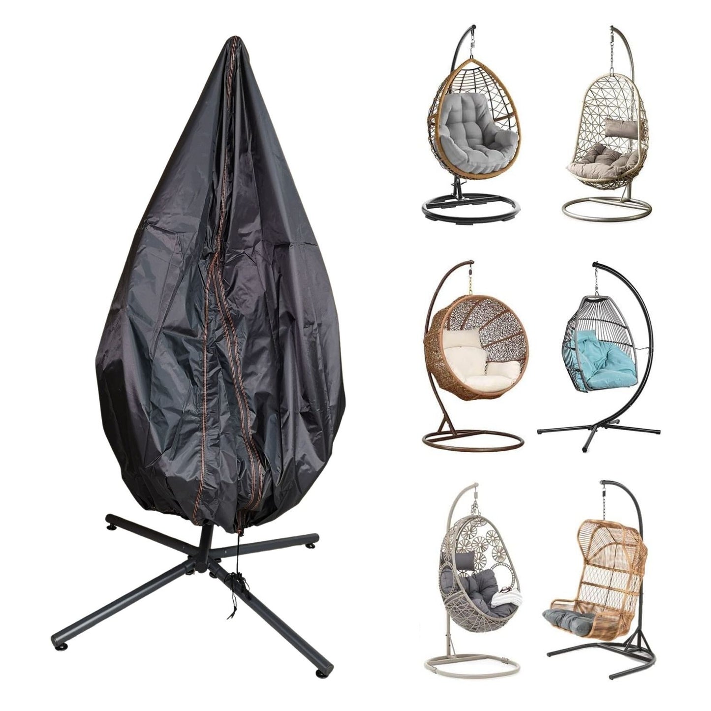 115x190cm Hanging Egg Chair Cover For Swing Egg Chair Hammock