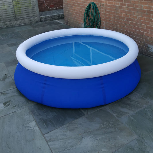 8ft 2.4m Deep Quick Up Garden Family Paddling Pool 1598