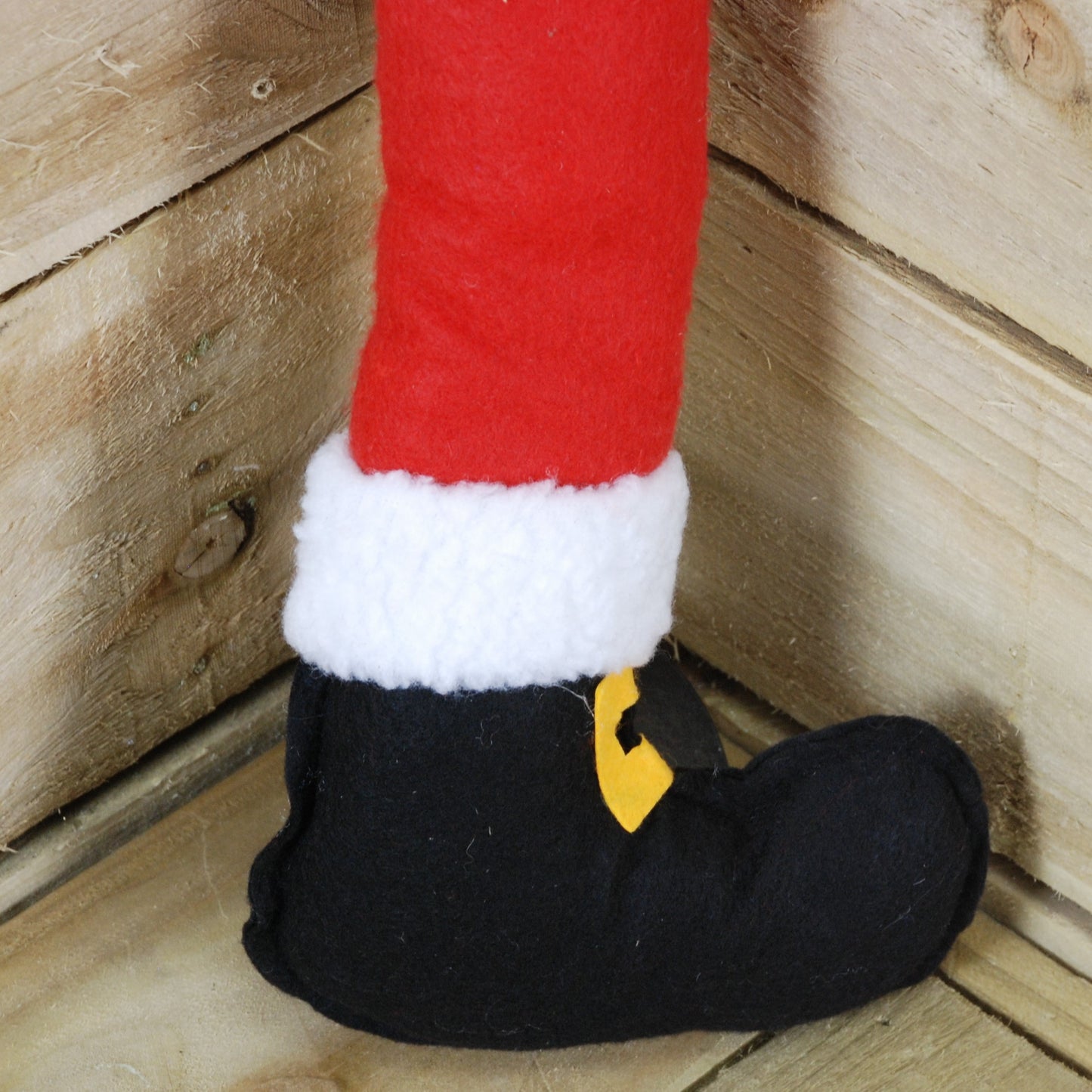 56cm Santa Desg Single Chunky Leg W/Boot For Xmas Tree W/Tag