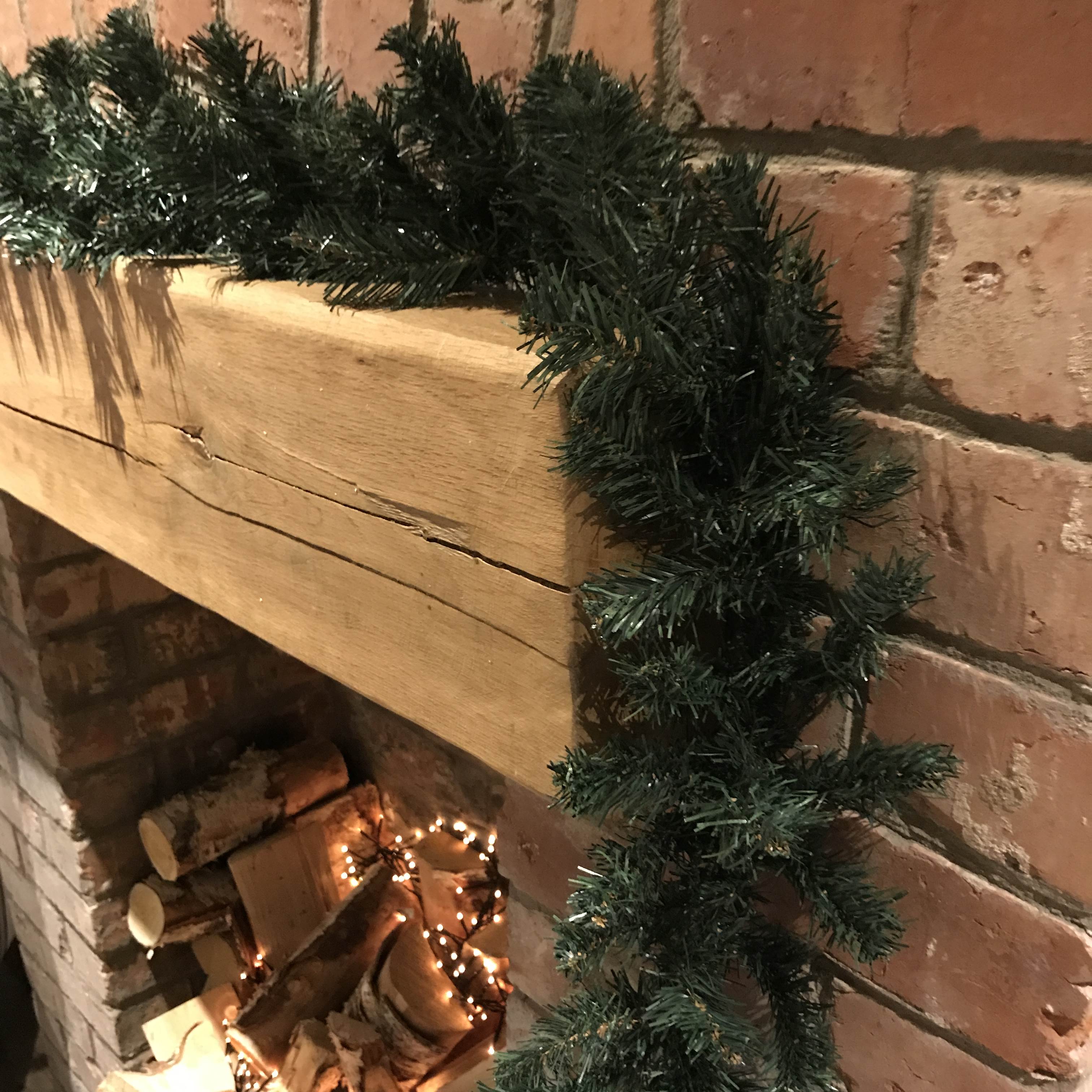 2.7m Decorations Woodland Pine PVC Christmas Garland