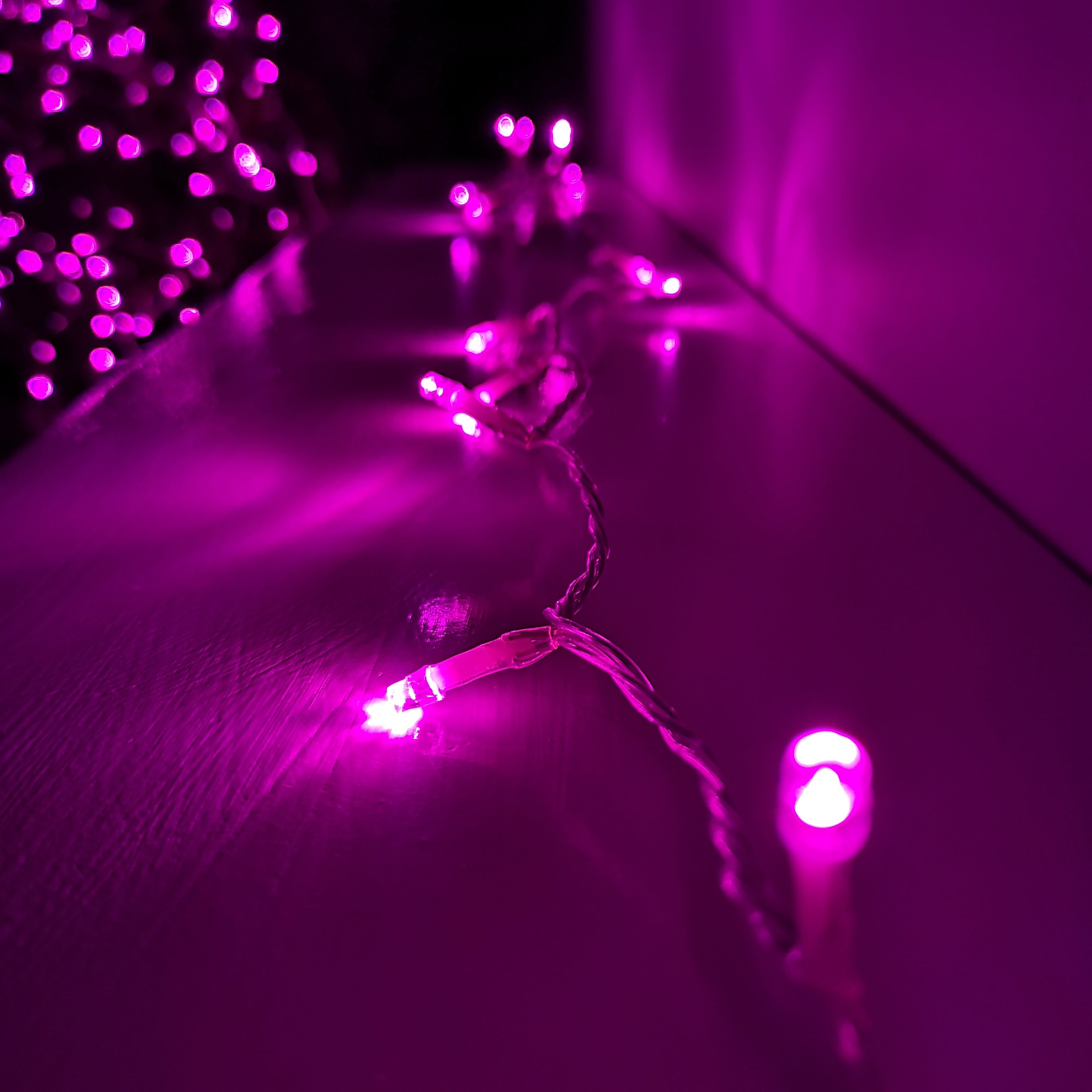200 LED 16m Christmas Outdoor 8 Function Timer Lights Clear Wire