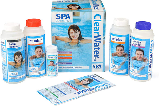 Clearwater CH0018 Hot Tub & Spa Lay-Z-Spa Chemical Starter Water Treatment Kit 1500