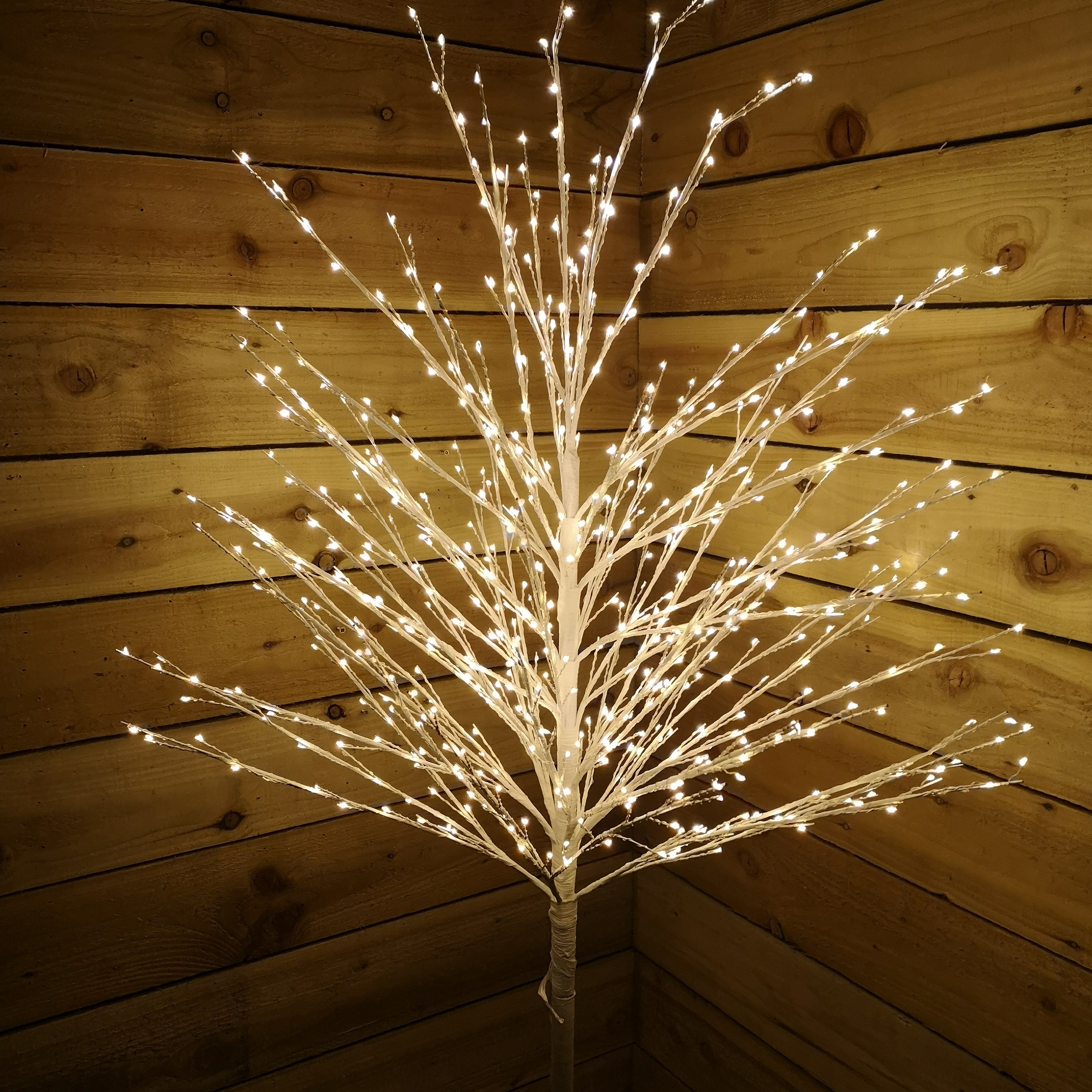 Snowtime Christmas 1.5m/5ft White Micro Dot Tree 580 Warm White LEDs