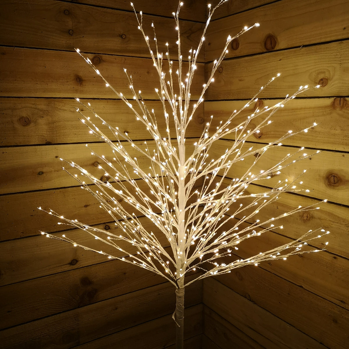 Snowtime Christmas 1.5m/5ft White Micro Dot Tree 580 Warm White LEDs