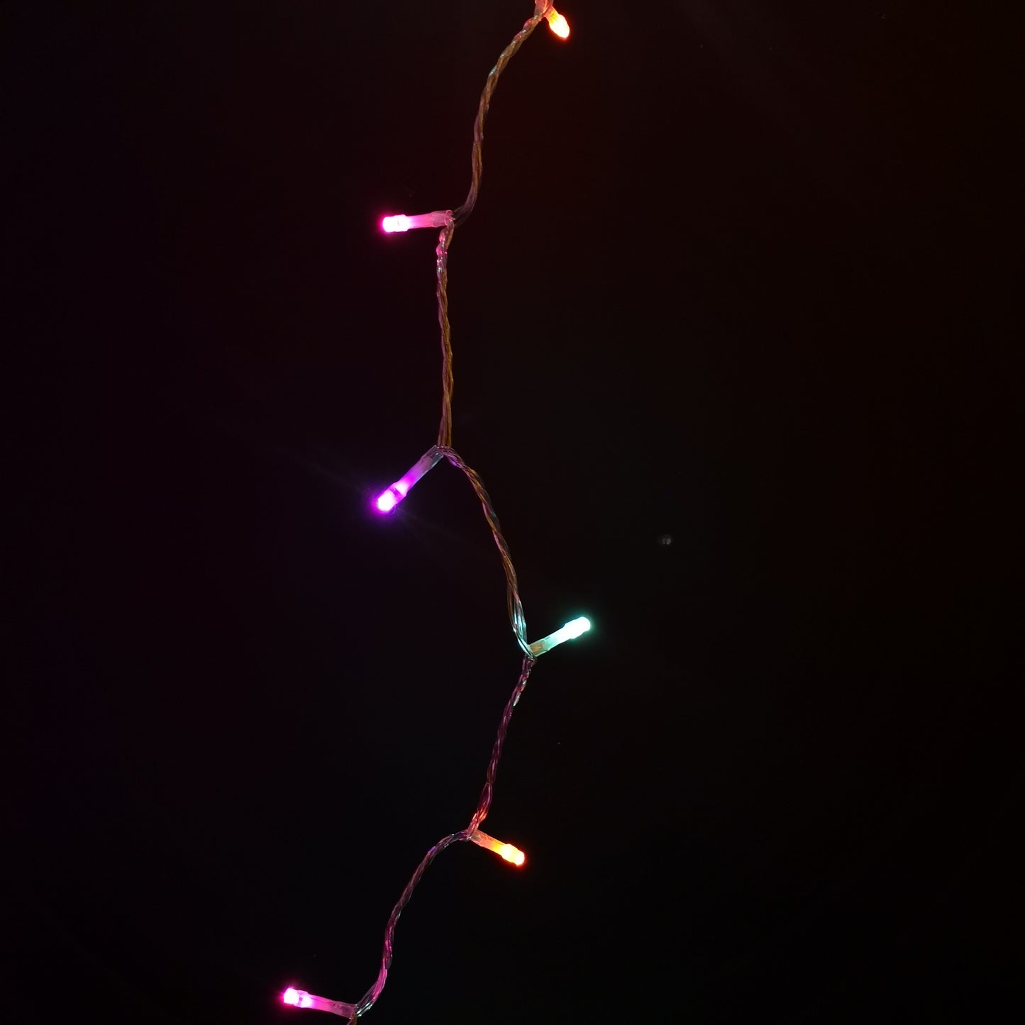 200 LED 16m Premier Christmas Outdoor Multi Function Timer Lights with Clear Cable in Rainbow