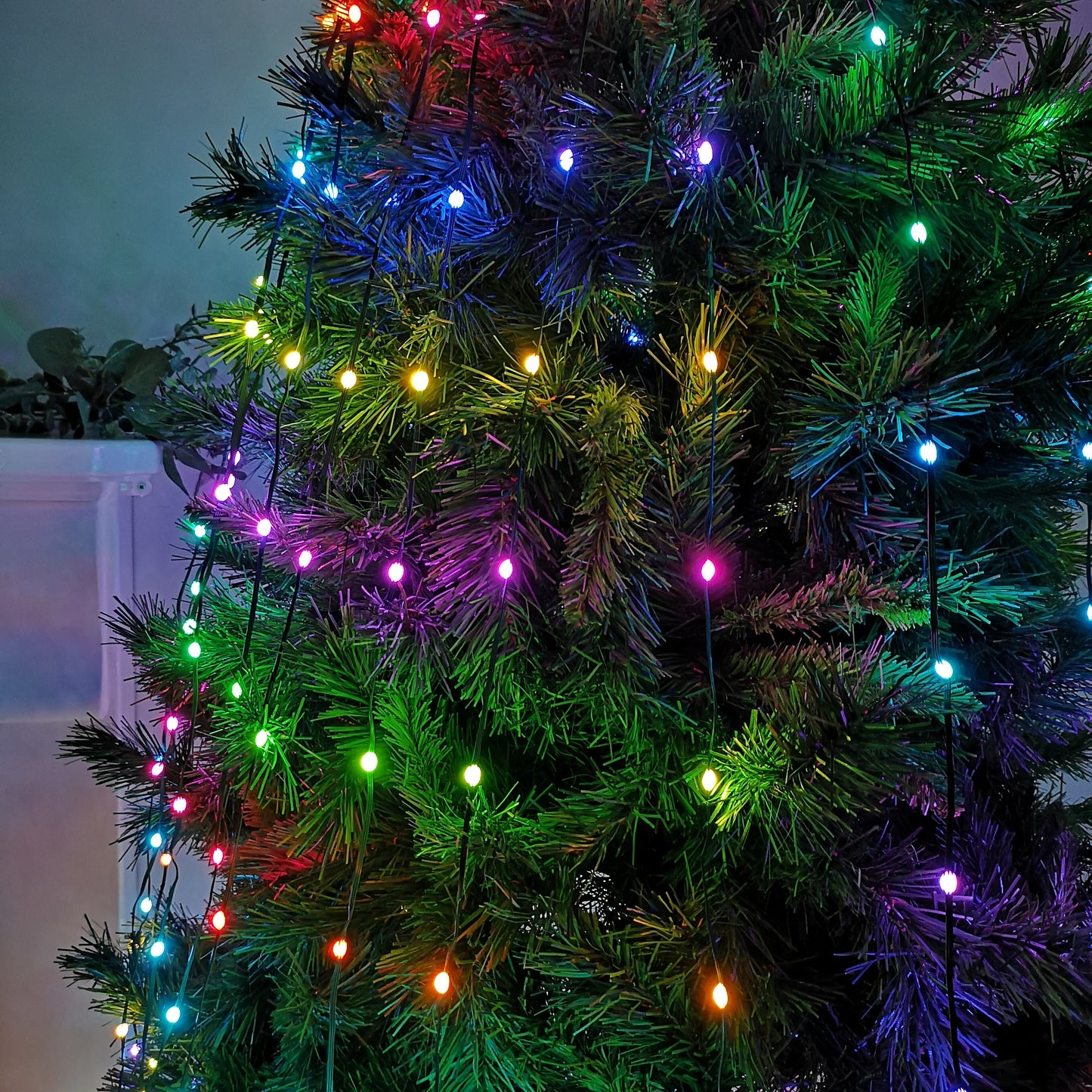 460 LED Colour Changing Multicolour Multifunction Digital Waterfall Christmas Lights for 8ft Trees